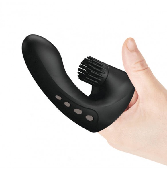 PRETTY LOVE - Finger Magic Drill Vibrator (Chargeable - Black)